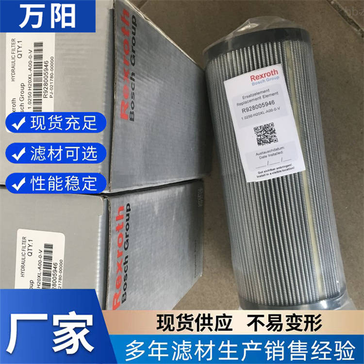 力士乐液压油滤芯2.0160 PWR10-A00-0-M盾构机配件