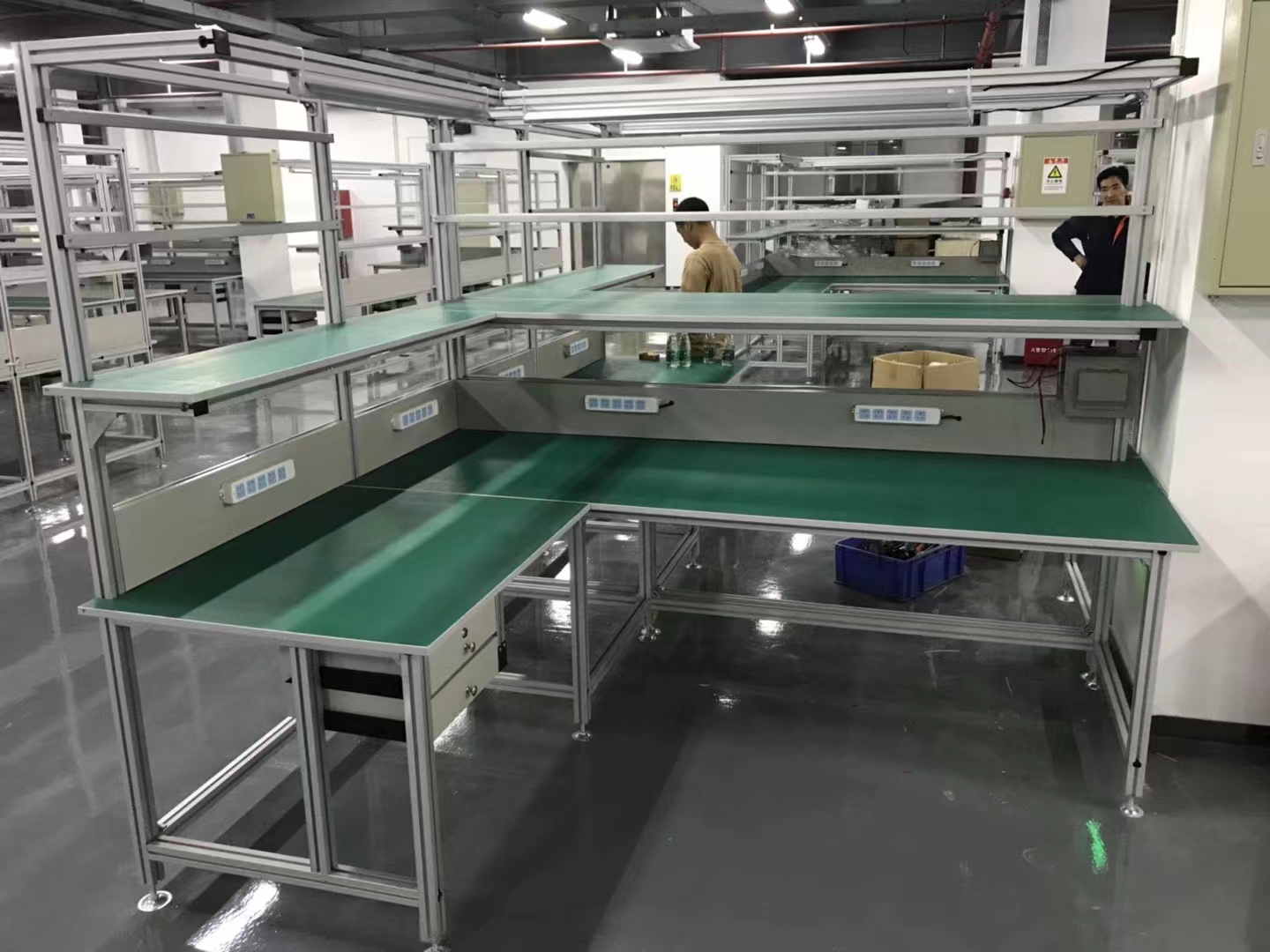防静电研发工作台桌子车间打包台工厂组装维修桌电子厂操作台实验台厂家