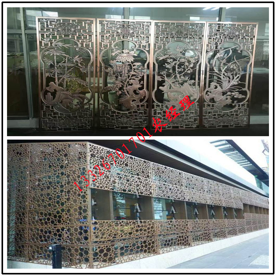 铜窗花 冠奥专业生产 铜腰线定制 品质保障