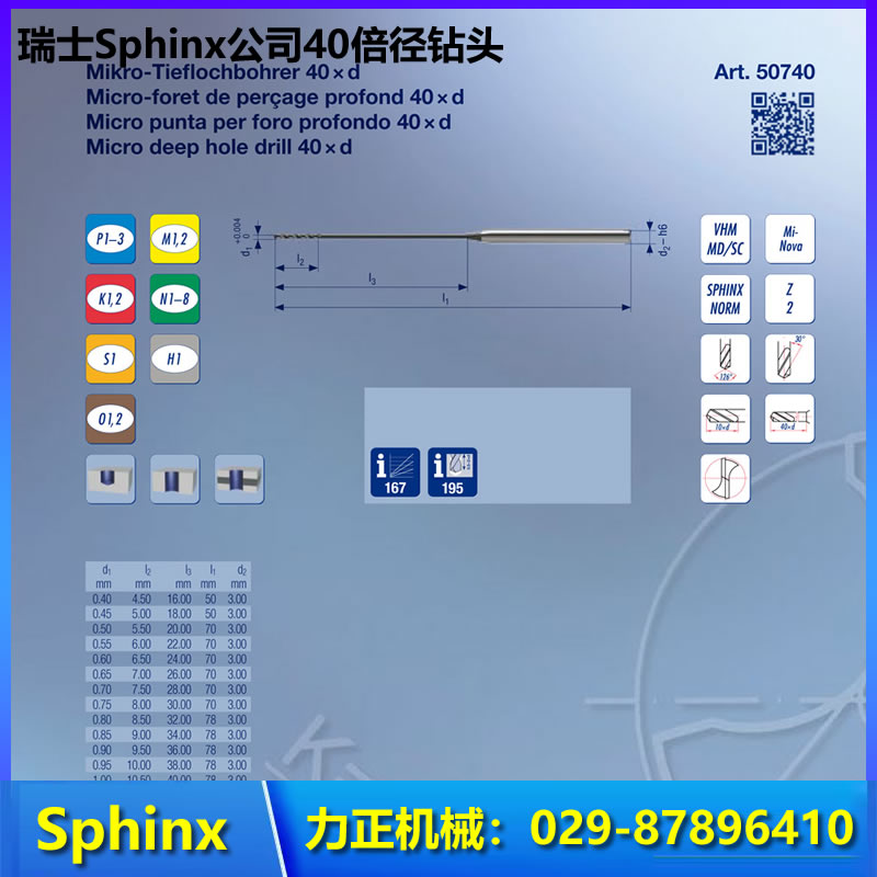 瑞士Sphinx钻头 五金工具 机床 工具 西安力正机械