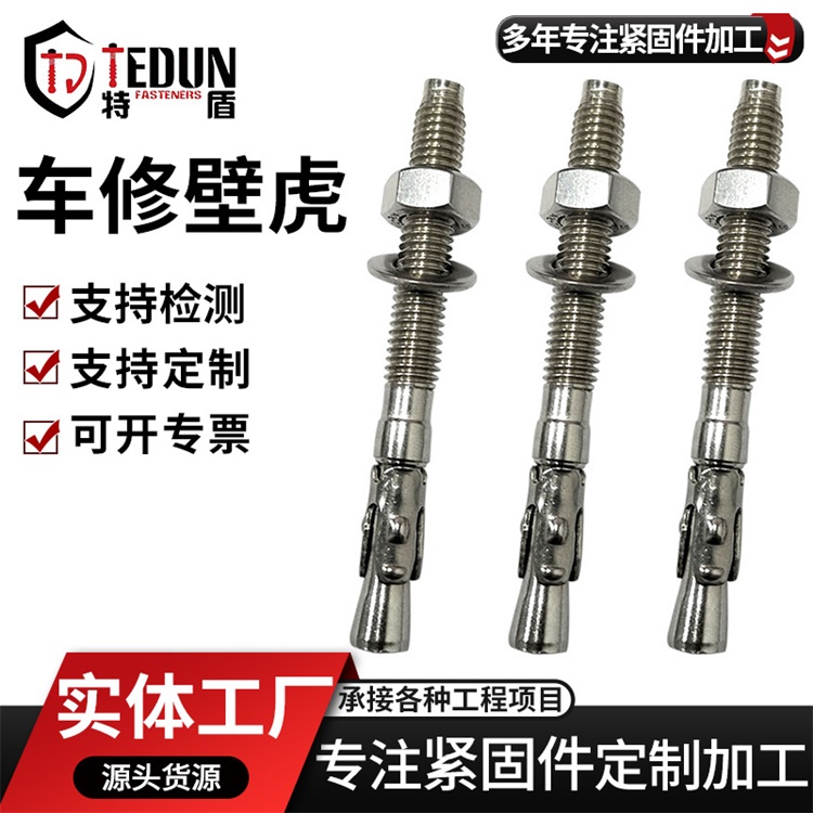 热镀锌车修壁虎  螺杆式锚栓 M8-M16建筑用花式膨胀螺丝