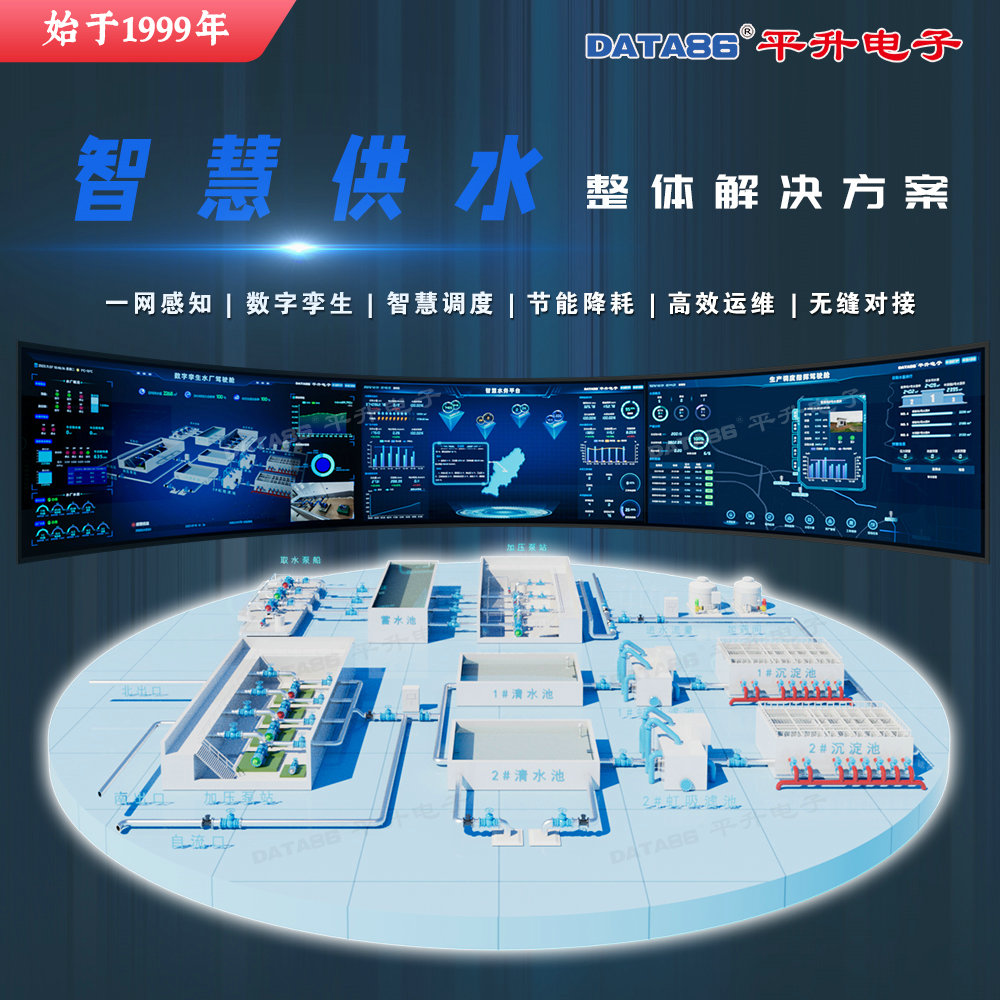 智慧水务综合管理系统 物联网可视化水务系统 智慧供水整体解决方案