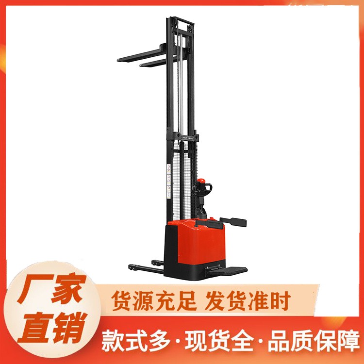多功能全电动堆高车 可配多种属具 满足多样化搬运需求