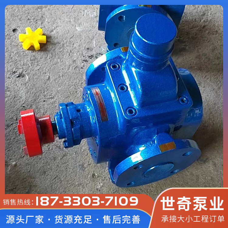圆弧齿轮泵 加压喷射泵 低噪音润滑油泵运行平稳