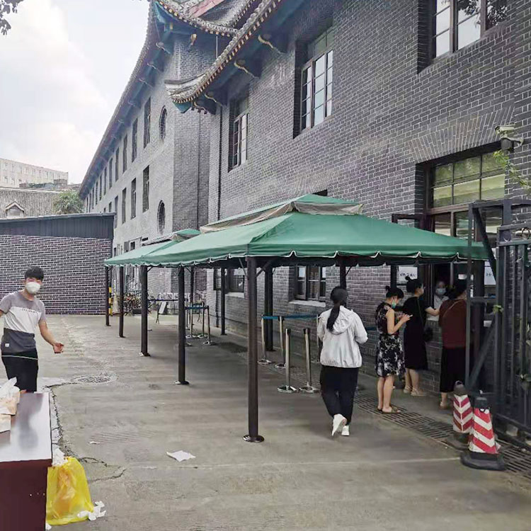 鑫屹供应电话 四川户外休闲罗马棚 户外迷彩罗马零配件防雨