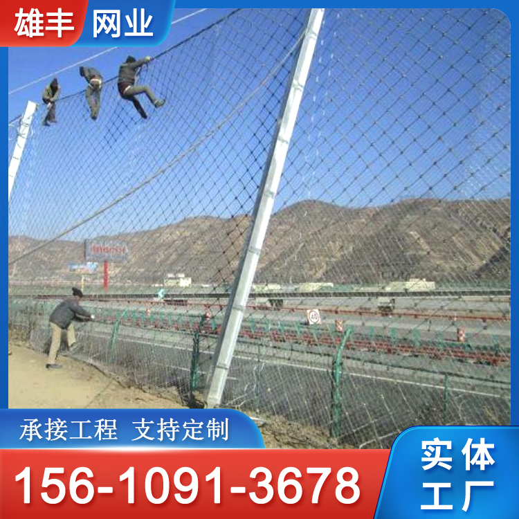 主动被动边坡防护网 山体滑坡拦石网 地质灾害治理 拦截落石网 雄丰