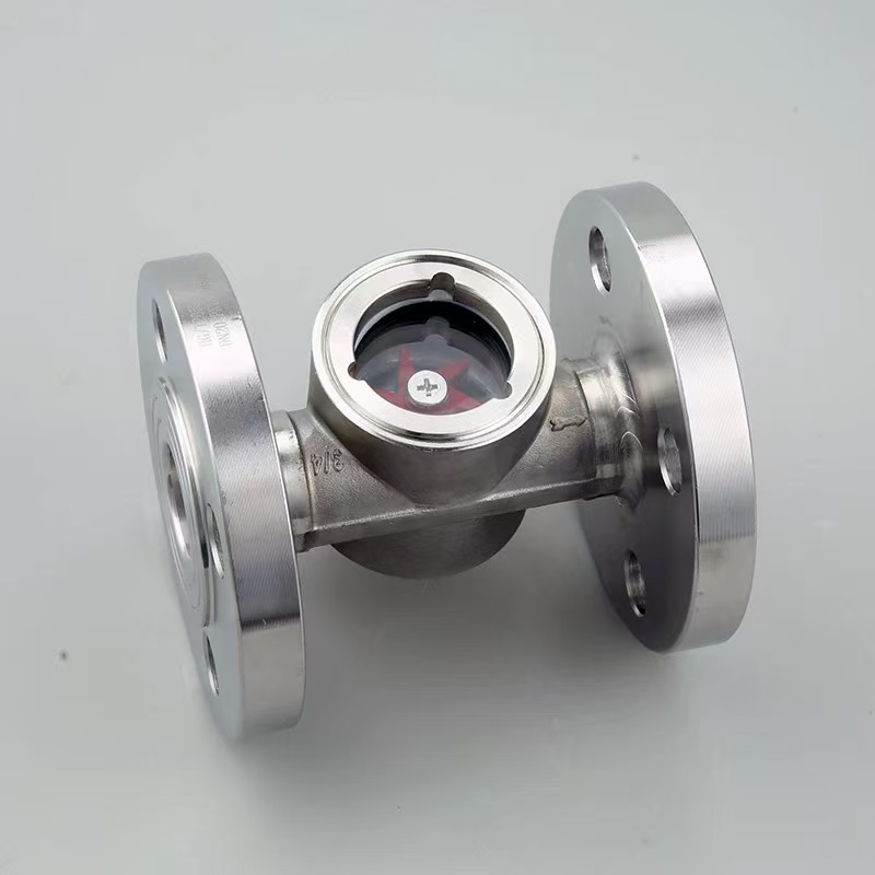 SG-YL21-01外螺纹偏心叶轮视镜 304不锈钢水流指示器油流管道视镜
