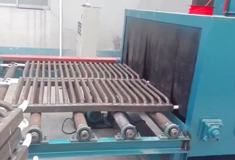 泓霖智能 货架抛丸机 货架除锈设备