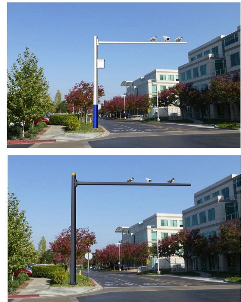 厂家定制道路监控杆高速路交通标志杆发光标志牌信号灯杆多功能杆