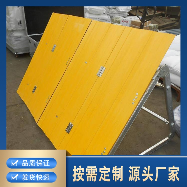 防汛子堤 应急救援玻璃钢挡水板移动装配式合页堵水墙