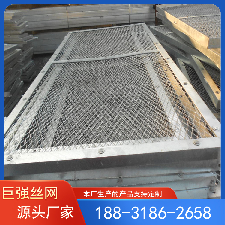 钢板网 桥梁防抛网  重型冲压钢板网  金属扩张网  巨强丝网