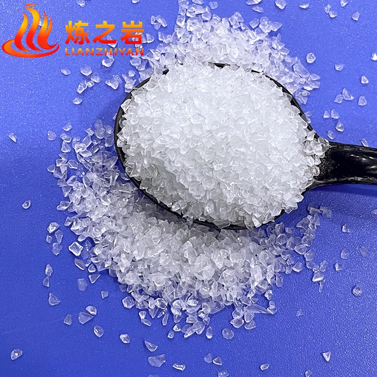 玻璃砂厂家 喷砂除锈 白色透明 水磨石骨料 现货
