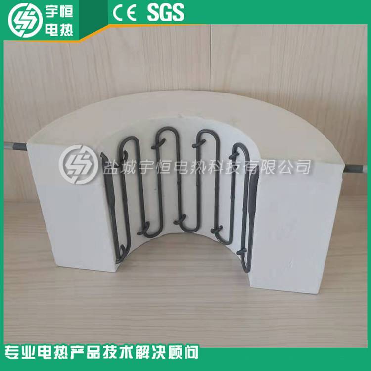 宇恒YH-5-2型10功率陶瓷纤维管式加热炉膛模块