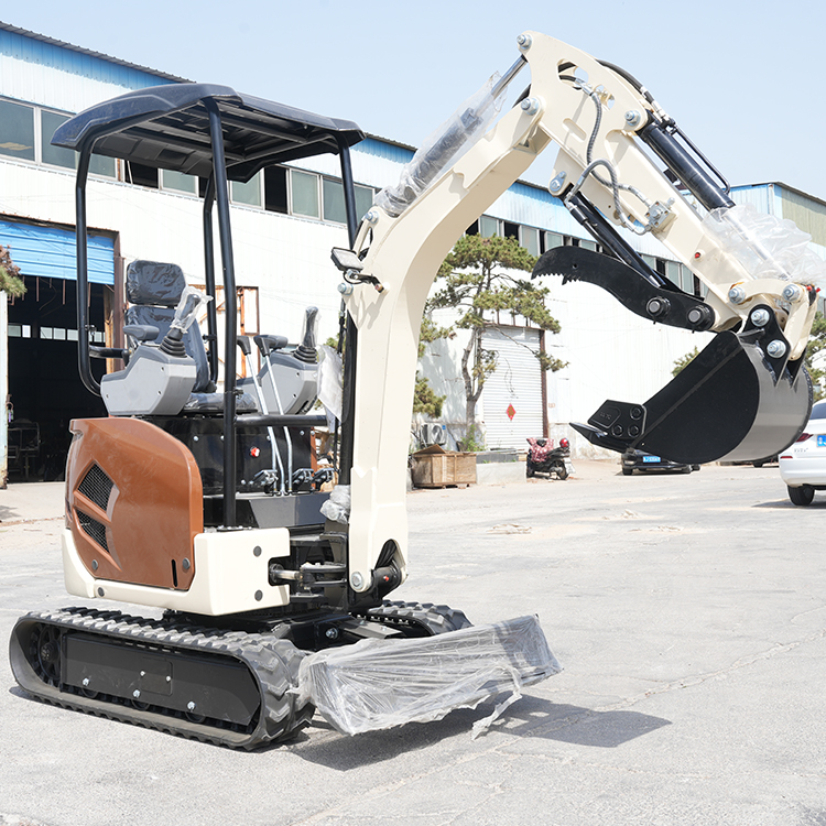 17高配小型挖掘机 外观漂亮 配置高 性能稳定 油耗低