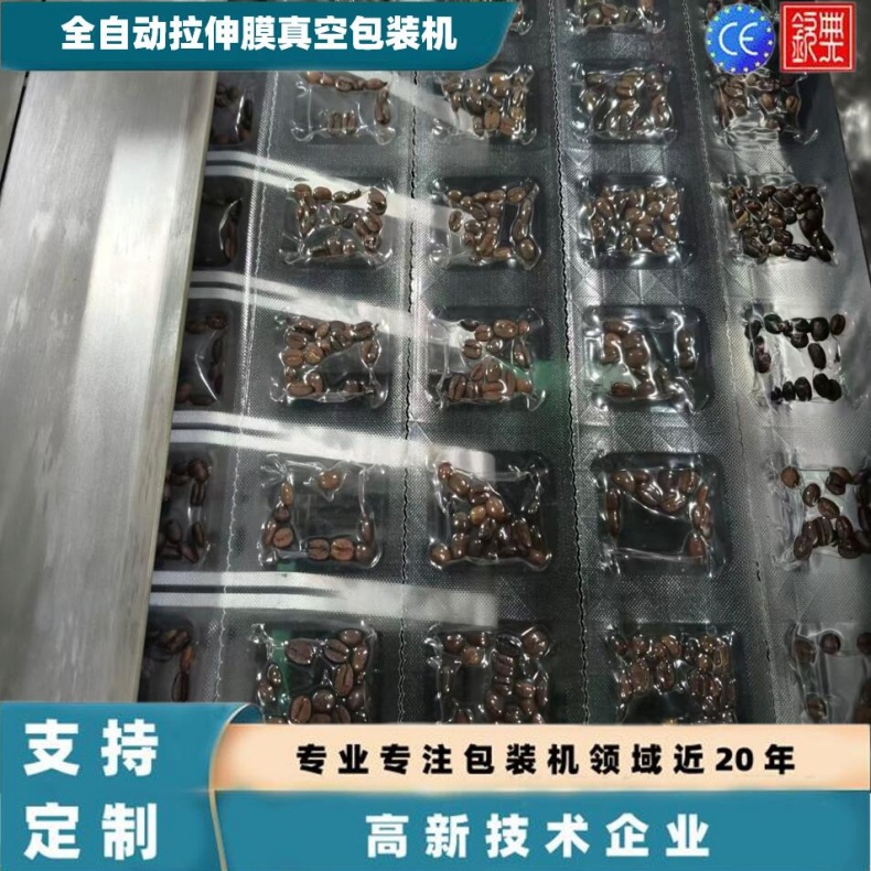 真空包装机/全自动真空拉伸包装机/连续式拉伸膜真空包装机