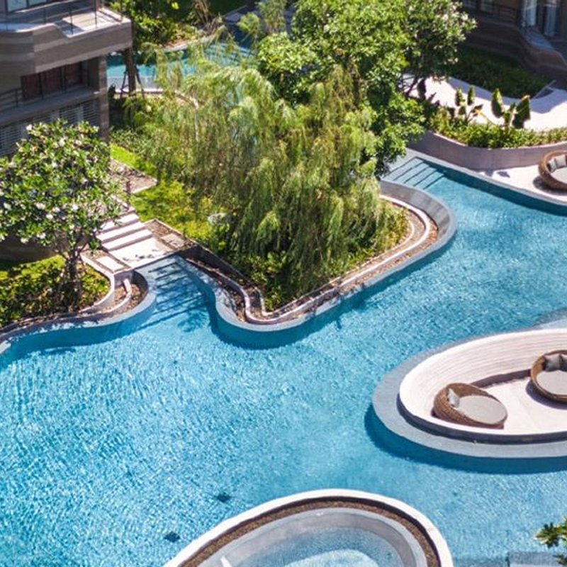 沁之源 私人别墅游泳池工程 泳池设备定制 工程建设施工