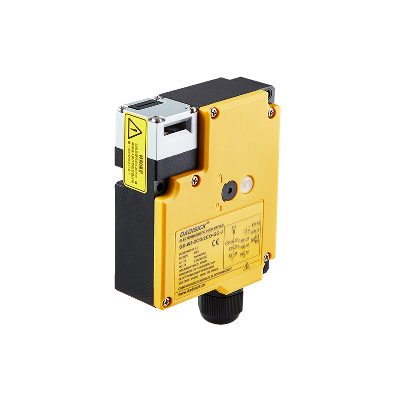 DADISICK大迪施克OX-W5安全门锁-10~115V宽电压指示灯-1300N拉力IP67-自动化产线机器人安全防护