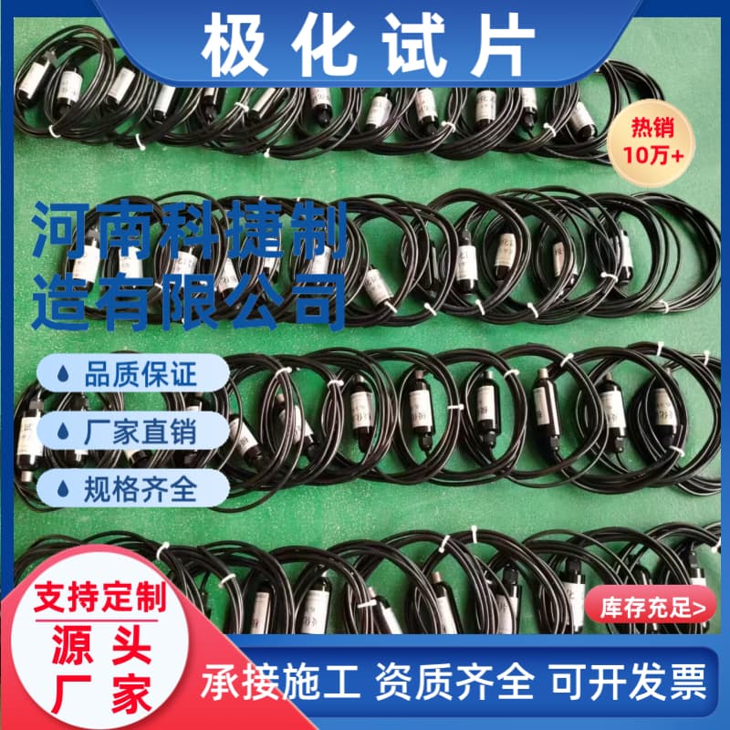 带开关埋地管道阴极保护自腐蚀检测片阴极保护10cm²极化试片自然试片