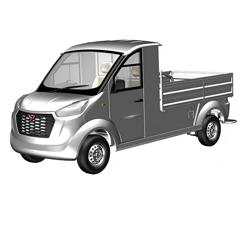 五菱M系列2座电动皮卡车  厂区拉货搬运货物  加固底盘 耐造之选