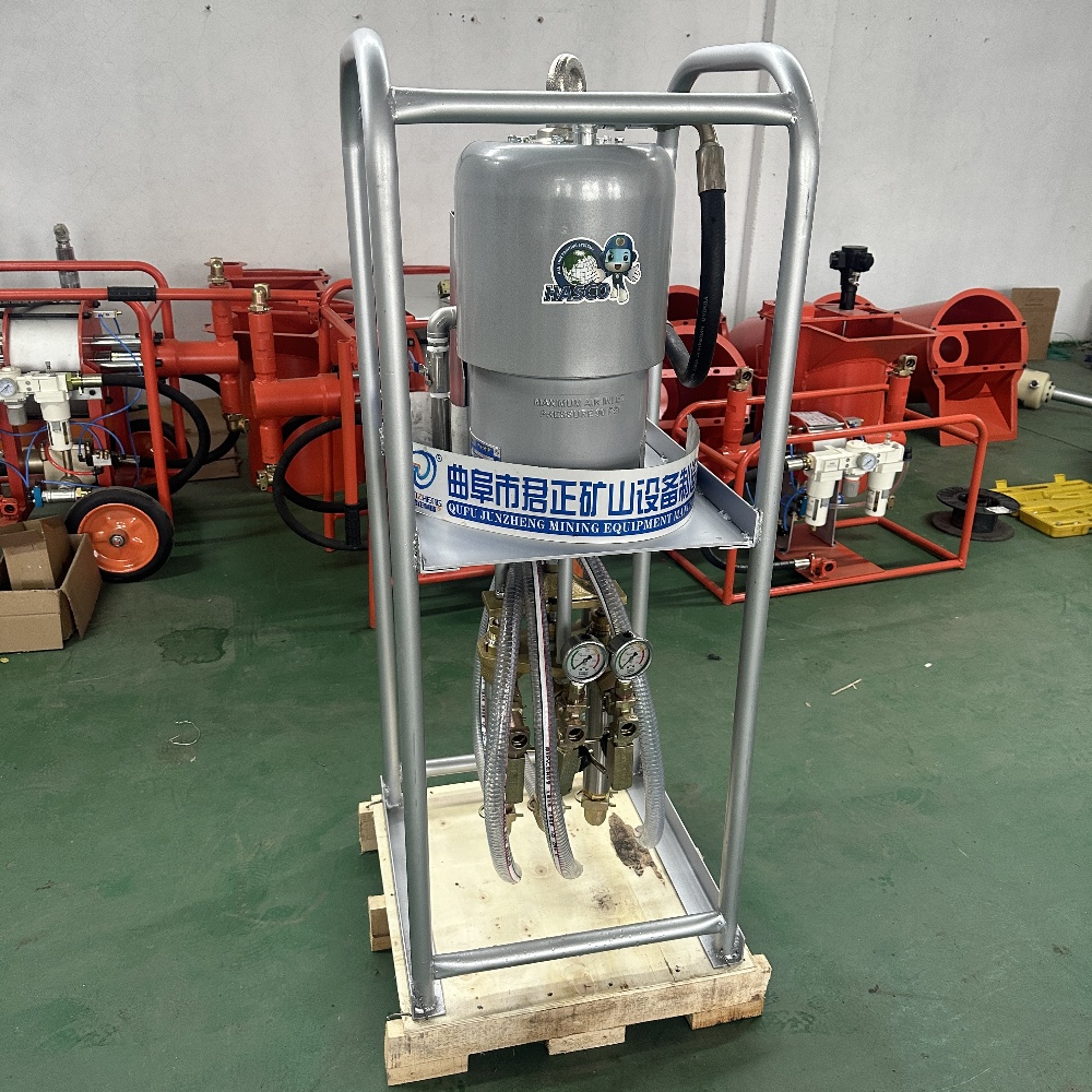 现货供应变量注浆泵 ZZQ-0.5/12.5 煤矿高分子材料用注浆装置 堵水用充填注浆泵 移动方便的便携注浆泵