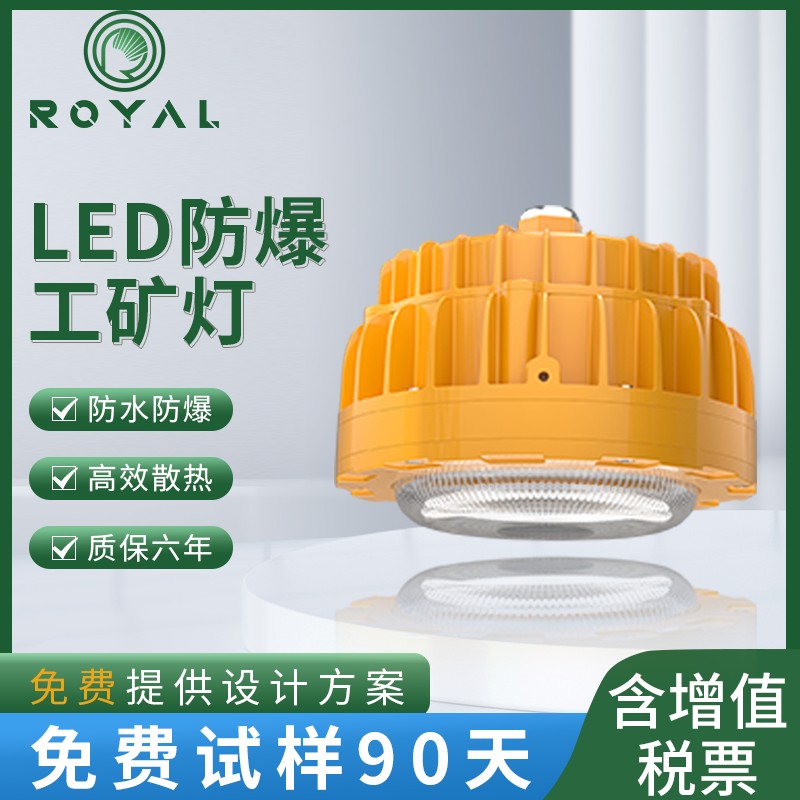 荣亚照明LED防尘防水防爆平台弯杆吸顶专用吊灯照明灯具