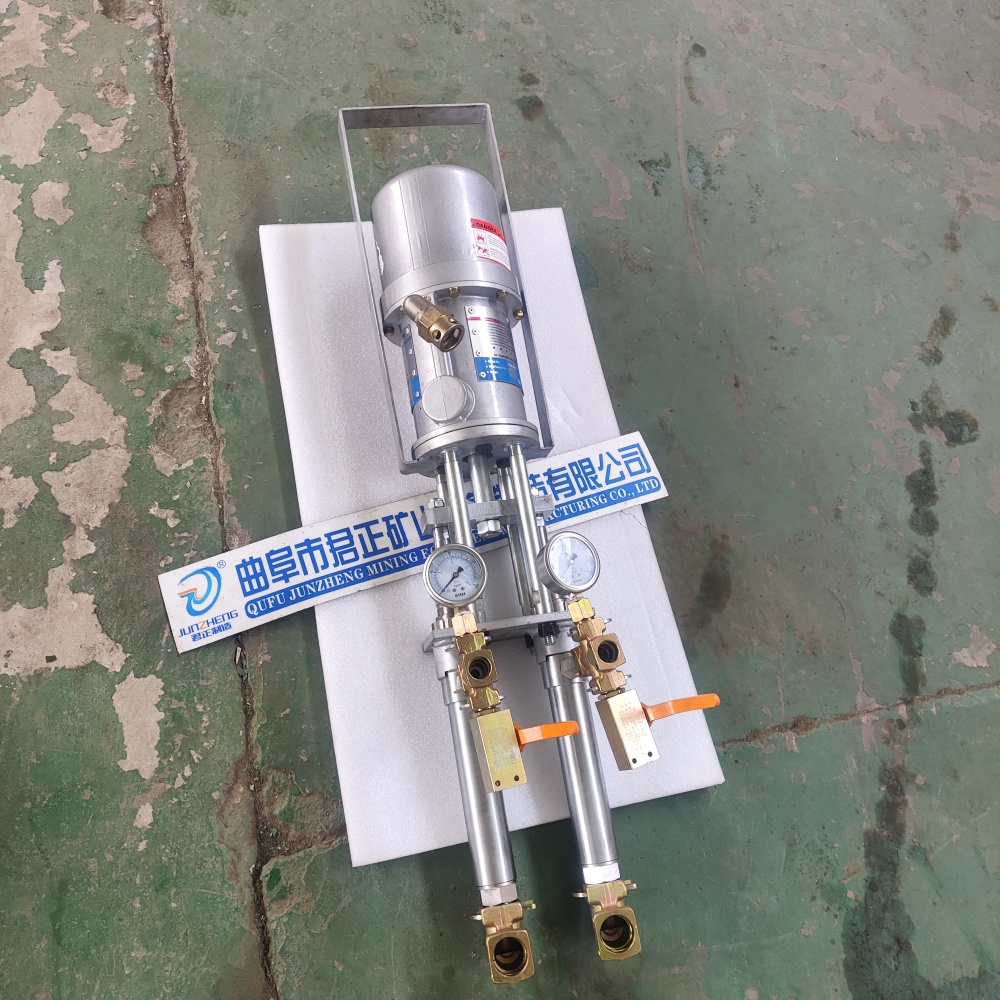 2ZBQS20/8型5寸进口泵头小型化学喷涂气动注浆泵防爆矿用注浆机