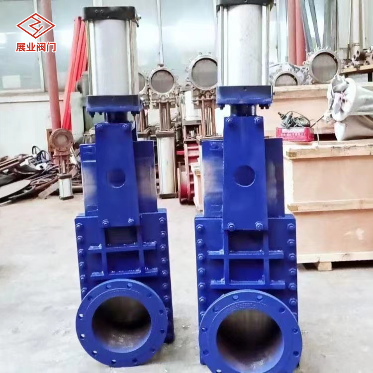展业阀门  气动穿透式矿浆阀 三片式矿浆阀 直通式 耐磨