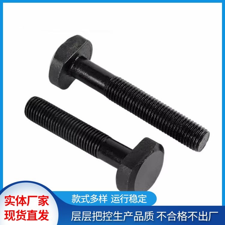 高强度发黑T形槽用螺栓 M8-M36 规格齐全 恒诺 厂家