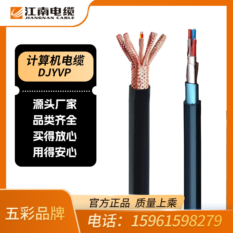 江南电缆 五彩 电子计算机电缆 DJYVP 厂家直营