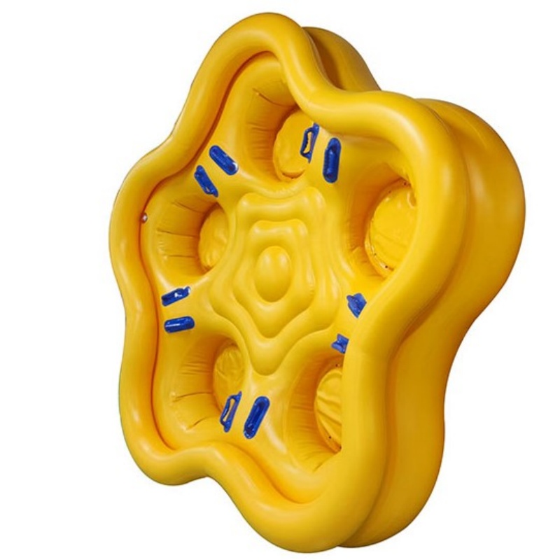 厂家现货充气水上乐园冲浪圈滑水圈单双人游泳圈加厚把手泳圈皮筏