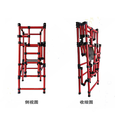 电力施工快装玻璃钢操作架绝缘折叠平台脚手架可移动防触电工作架