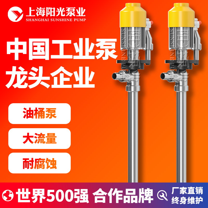 SB电动油桶泵电动抽液泵电动油桶泵阳光泵业多材质可定