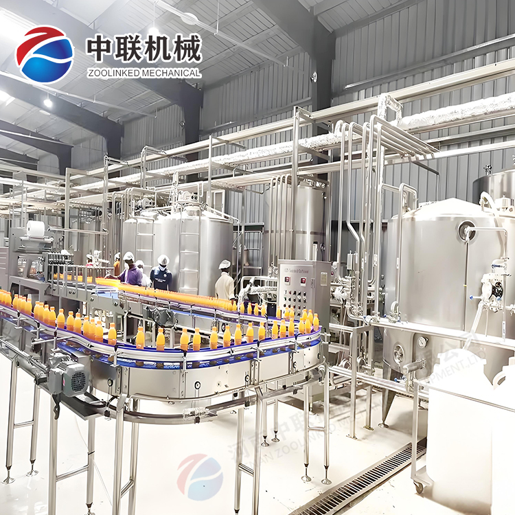 中联定制全自动石榴汁饮料生产设备 成套石榴果汁饮料加工流水线