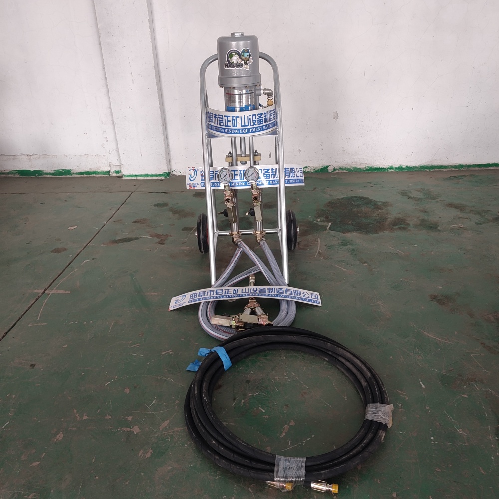 2ZBQS20/8型5寸进口泵头矿用气动注浆泵喷涂用双液气动高压注浆机