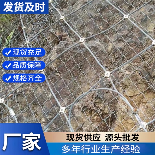 金属柔性主动防护网多少钱  主动sns边坡防护网厂家