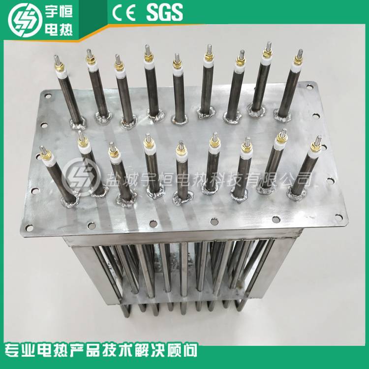 风道式电加热管加热器 带支撑框架高温电热管 烘箱用加热器芯