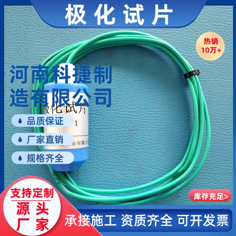 6.5cm²自腐蚀测试片管道阴极保护极化试片断电电位检查片厂