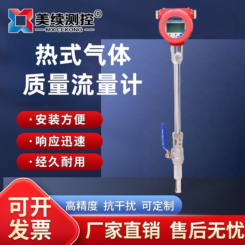 防爆数显热式气体质量流量计 厂家直销