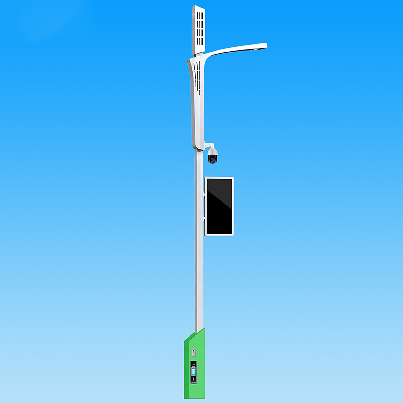城市智慧路灯户外多功能集成系统5g一体智慧路灯杆智能监控杆