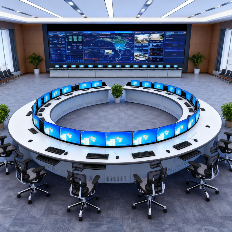 大型会议桌长桌简约现代长方形洽谈桌 会议室培训桌椅组合定制