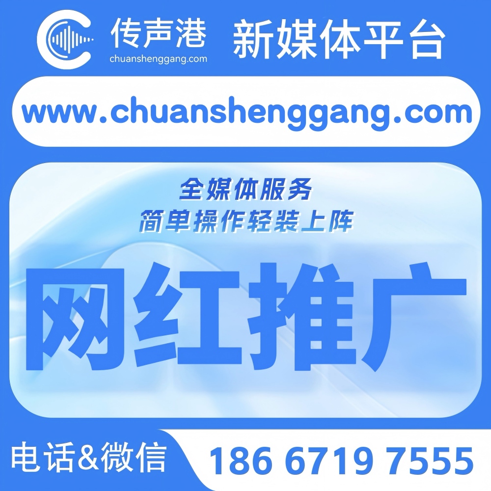 传声港新媒体平台 网红推广