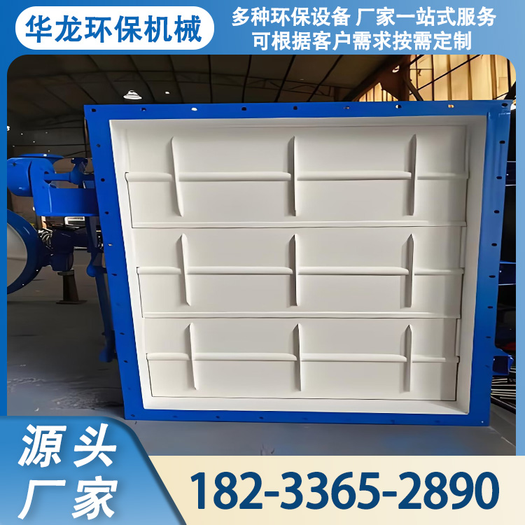 龙华环保 电动手动矩形百叶阀 通风多叶蝶阀 百叶挡板门 烟道启闭阀 规格齐全