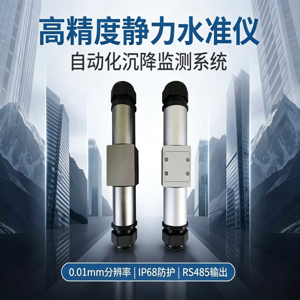 高精度静力水准仪 桥梁隧道大坝自动化沉降监测位移传感器