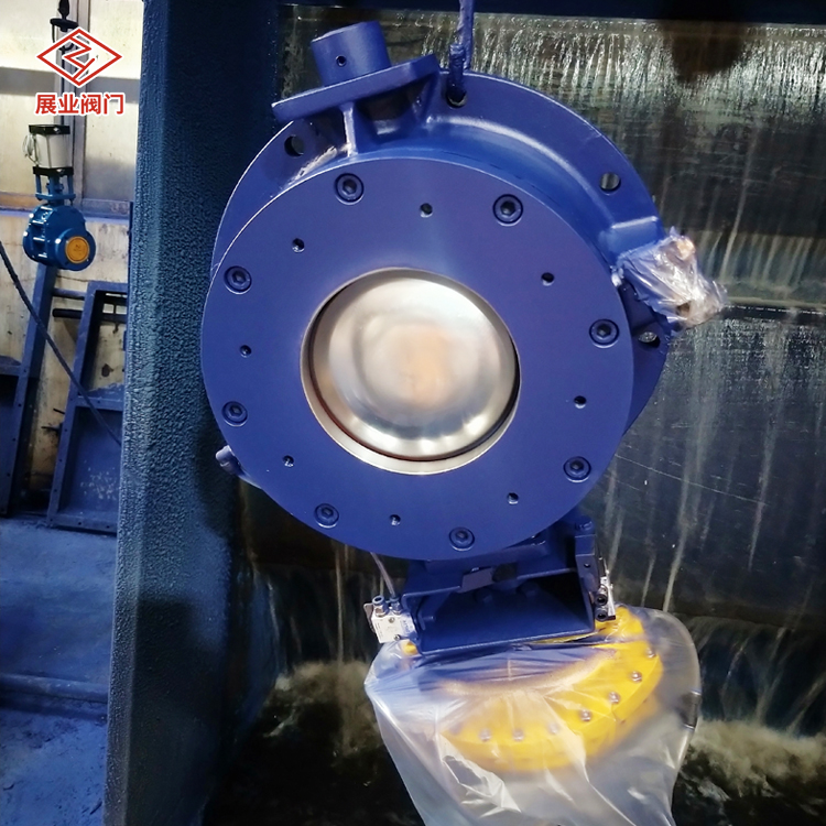 展业阀门 钨钢气动圆顶阀  耐磨 YDF-10C 进料阀 干灰阀