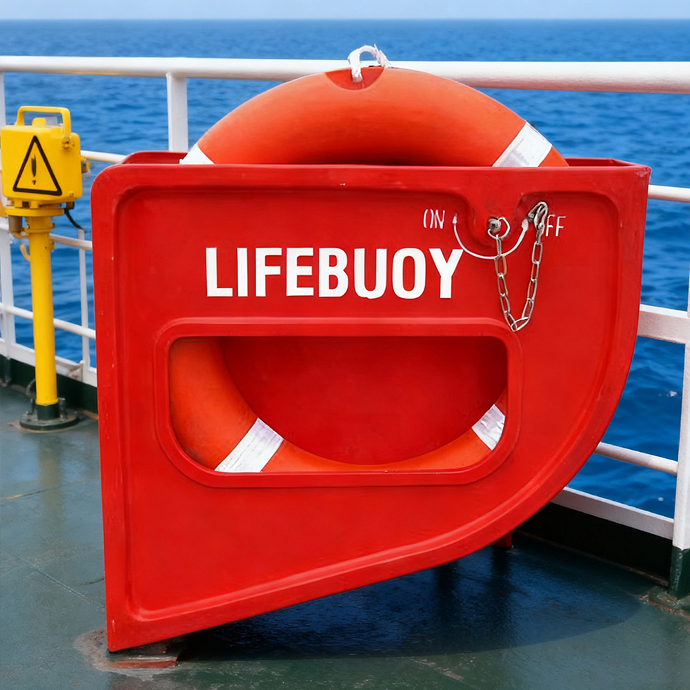 救生圈快速释放抛投架 3秒应急抛投免焊接简易安装