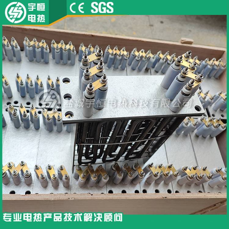 INCOLOY800/840组合式高温加热器 850℃干烧电加热管 法兰加热器