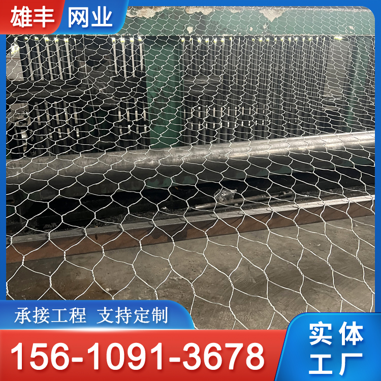 护坡石笼网 河塘湖泊格宾石笼网 防洪六角编织铅丝网 低碳钢丝 雄丰