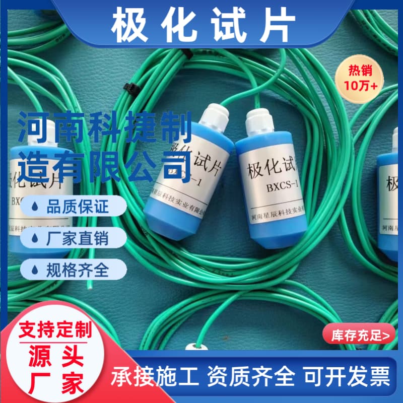 10cm²断电电位电流测试片阴极保护检查片 管道极化试片 自然试片厂家