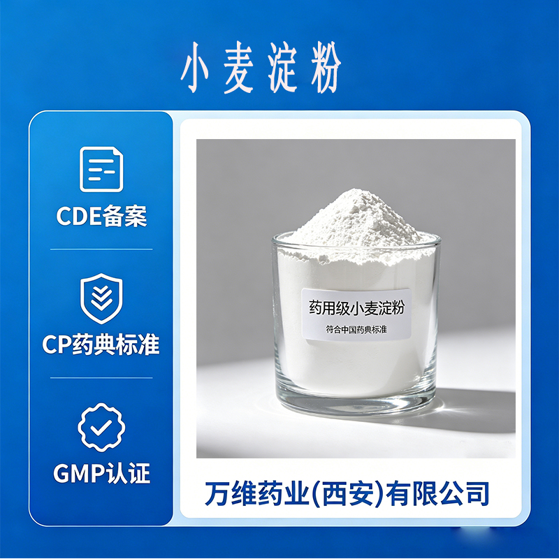 药用小麦淀粉 片剂颗粒成型辅料现货供应