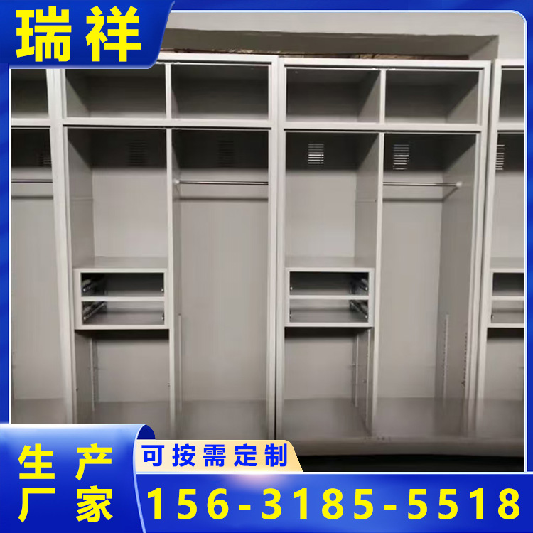 钢制更衣柜健身房储物柜  对开门柜子